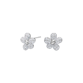 Rhodinierte Silber Ohrstecker PHOEBENOR