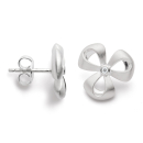 925/ - Ohrstecker matt./Poliert, DIA. 0,02CT