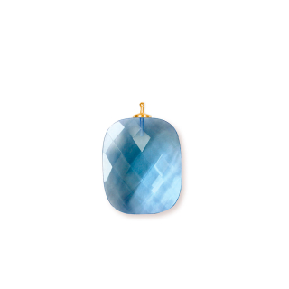 Quarz-Glas Facettiert Farbe36 - vg - Stück