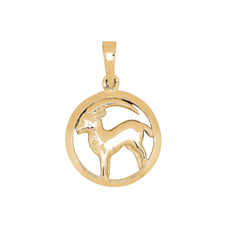Siersbøl Verg. Silber Anhänger Steinbock 15 mm