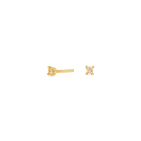 8kt. Gold Ohrringe m/cz