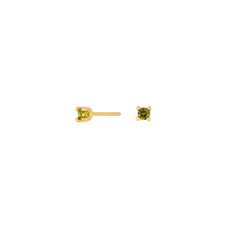 8kt. Gold Ohrringe m/cz
