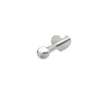 Rhd. Sil. Labret-piercing Kugel 2mm PIERCE52