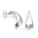 925/- Ohrstecker matt./Poliert