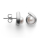 925/- Ohrstecker, rho. matt., Zuchtperlen 2,64ct