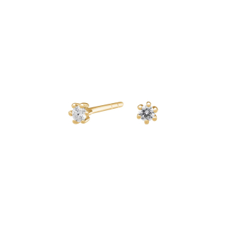 Siersbøl 14kt. Afrodite Ohrstecker  0.06ct WSI