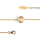 925/- Armband, vg. matt./pol., Perle, 17+2cm 1,8mm