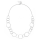 925/- Collier matt./Poliert, Rundanker 56+3cm, 2mm