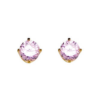 Pink Ice 3 mm vergoldet