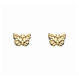 Schmetterling vergoldet