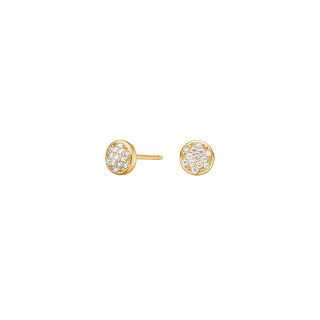 8kt. Goldohrringe m/cz