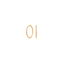 8kt. Gold Ohrring 9 mm