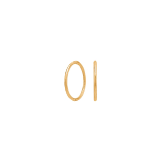 8kt. Gold Ohrring 12mm
