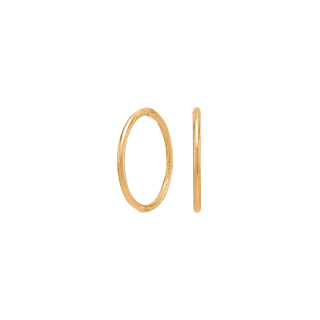 8kt. Gold Ohrring 15mm