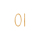8kt. Gold Ohrring 15mm