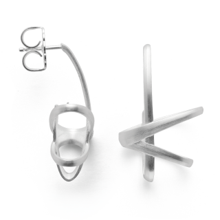 925/- Ohrstecker matt.