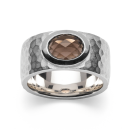 925/- Ring gehämmert, RQ 1,43ct