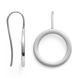 925/- Ohrhänger, rho. matt.