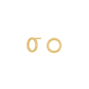 8kt. goldohrringe Kreis