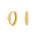 8kt. goldcreolen 14mm