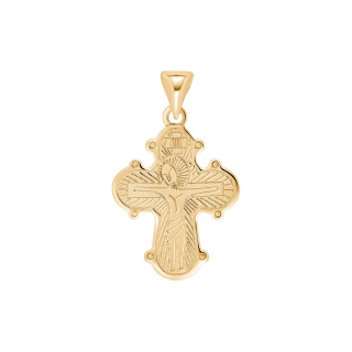 14kt. Goldkreuz m/Apostel