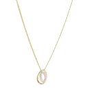 14kt. Goldanhäng.m/Dia. 0.020ct W/SI inkl. Verg.