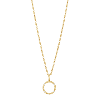 14kt. Goldanhäng.m/Dia. 0.02ct. W/PI inkl. Verg.