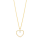 14kt. Goldanhäng.m/Dia. 0.02ct. W/SI inkl. Verg.