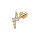 14k. Labret-piercing m  0,022ct Diamant PIERCE52