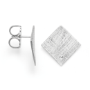 925/- Ohrstecker matt./Gebüstet, Dia. 0,02ct W-SI