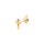 14kt. Goldohrring Kreuz PIERCE52 1 Stck.