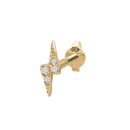 14k. Ohrring w  0,022ct Diamant PIERCE52