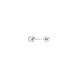 Titanium Ohrstecker 4mm cz