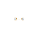 Titanium Ohrstecker Verg. 4mm cz