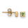 750/- Ohrstecker matt./Poliert, Peridot 0,30ct