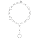 925/- Collier Gebüstet/Poliert, 45cm
