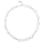 925/- Collier, rho. Kratzmatt, 47cm + 2cm