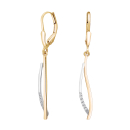 8kt. Gold Ohrringe mit Zirkonia