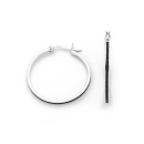 Creole"rund 30 mm" Lavas./ rhod. Silb. 925