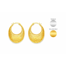 Sea Jewel Basket Ohrring "Tasche rund flach" -...