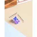 MY BÄR Acryl- Ohrstecker - grün klar - Stecker...