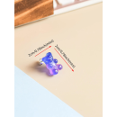 MY BÄR Acryl- Ohrstecker - orange - rot - Stecker...