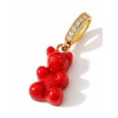 MY BÄR Acryl- Anhänger - rot, Öse...