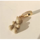 MY BÄR Acryl- Anhänger - beige, Öse...