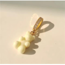 MY BÄR Acryl- Anhänger - creme weiß,...