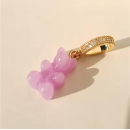 MY BÄR Acryl- Anhänger - leuchtendes lila,...