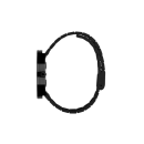 PICTO Armbanduhr mit drehbarem Zifferblatt und schwarzem...