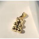 MY BÄR Acryl- Anhänger - gold glänzend,...