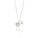 Collier 925/- Silber, rhodiniert, Zirkonia weiß,...