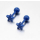 Ohrstecker MY EAR Neon Stern blau - Edelstahl